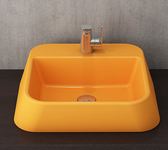 Elba Bowl Washbasin with Faucet Bank