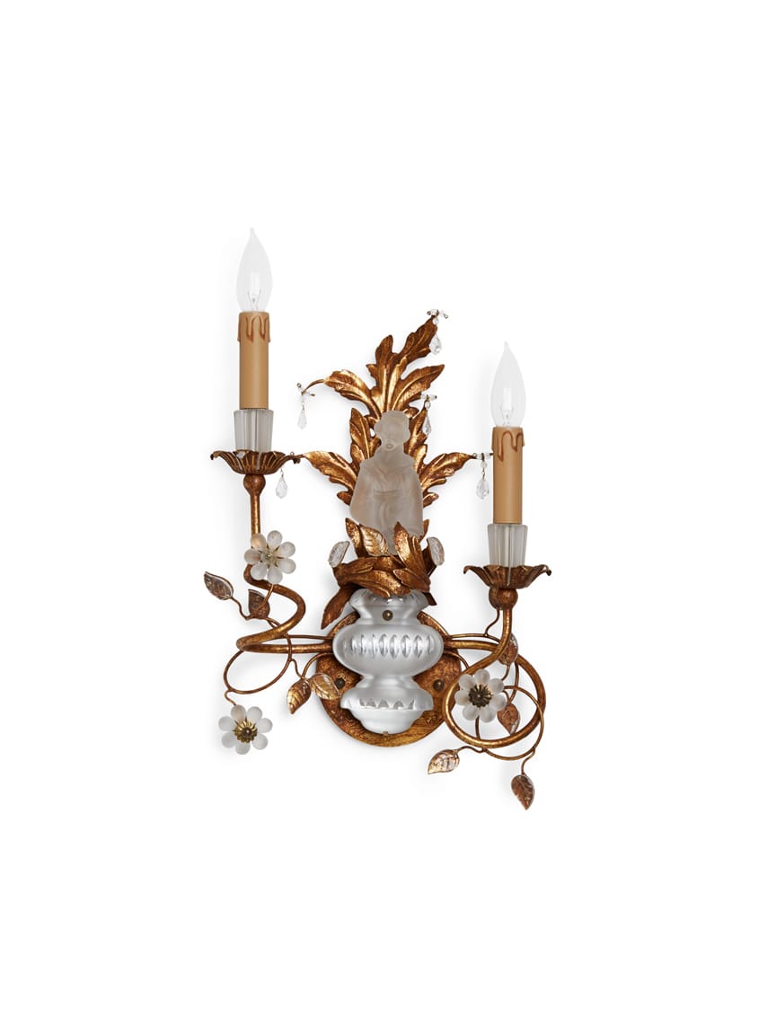 Crystal Chinoiserie Sconce 