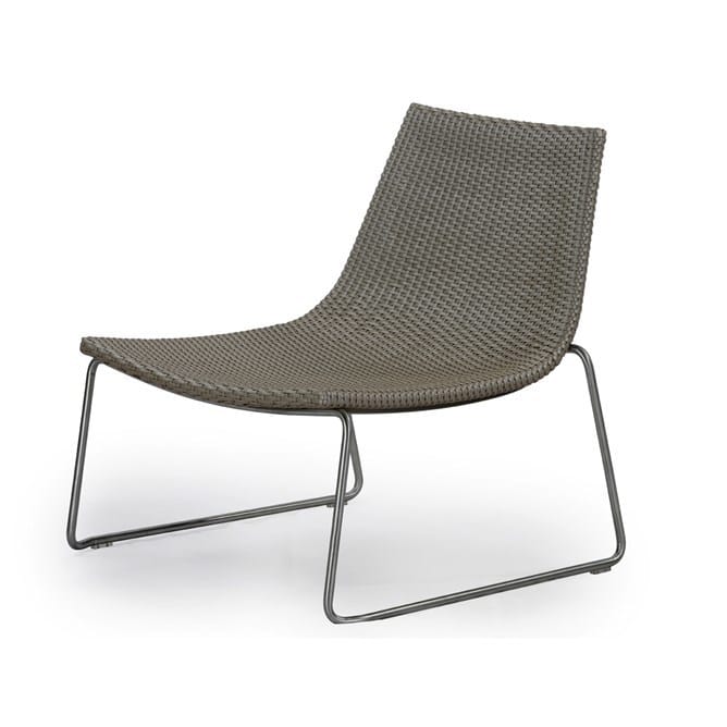 All Weather Wicker Chair: Pearl White