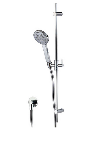 Sliding bar with antilimescale air Diam. 105mm handshower set