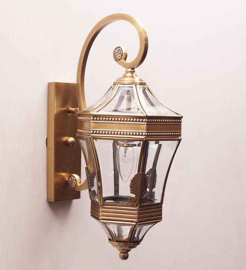 Lantern Glass Wall Lamp