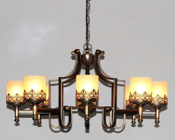 Selville Vintage 8 Light Chandelier