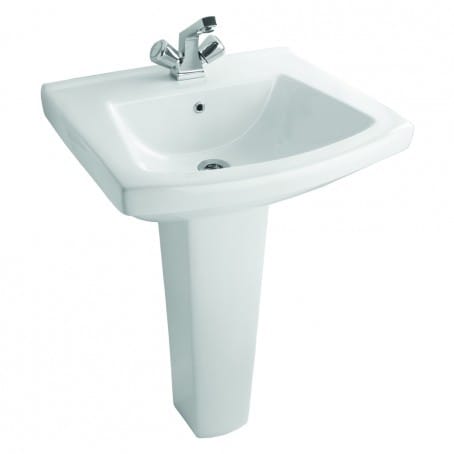 Armer-S Wall Hung Wash Basin with Full Pedestal