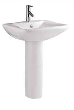 VZ070/VZ070B - Wash Basin with Full Pedestal