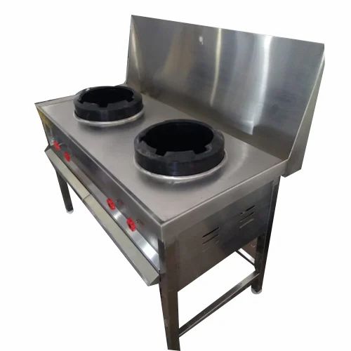 Two Burner Chinese Cooking Range