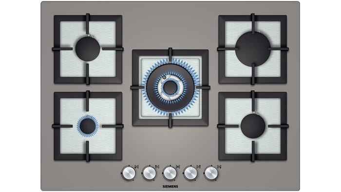 70cm, Hard Glass Gas Hob 