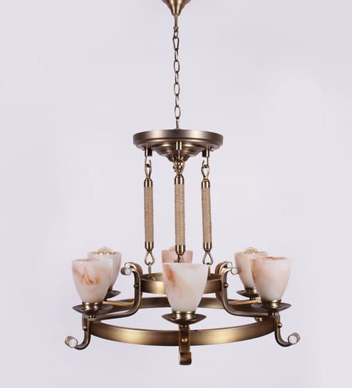 Micelle Vintage 6 Arm Chandelier