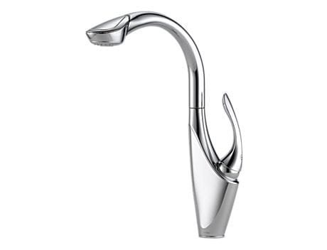 Vuelo Single Handle Hi-Arch Pull Out Kitchen Faucet