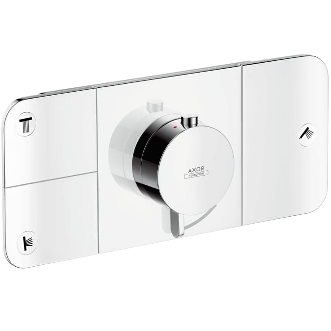 Thermostatic Module for Concealed Installation, for 3 Outlets