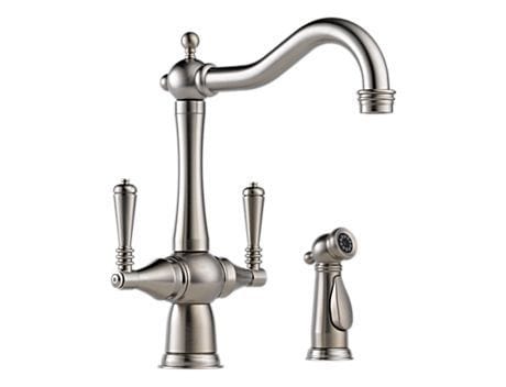 Tresa Two Handle Kitchen Faucet with Spray