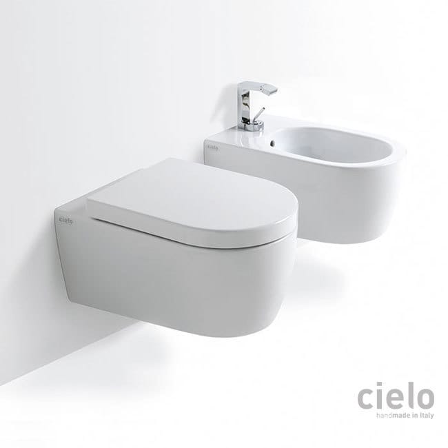 Wall Hung Bidet and Wc 53 White