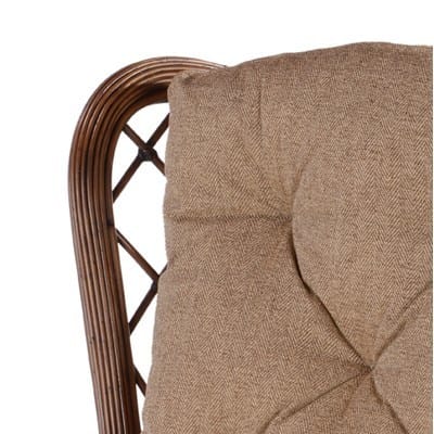 Mostafa Wing Chair Rattan Natural