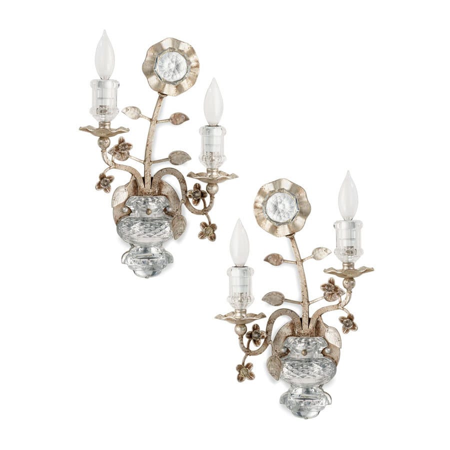 Crystal Sunflower Sconces