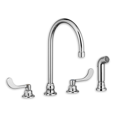 Monterrey Bottom-Mount Kitchen Faucet with Gooseneck Spout