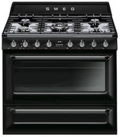 TR90BL1 Cooker, 90x60 Cm, Victoria, Black, Gas Hobs, Energy Rating B