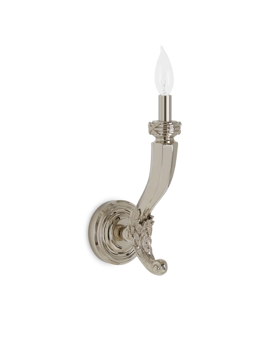  Ribbon & Reed Single Horn Sconce