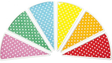 Cake Plates Mini Dots