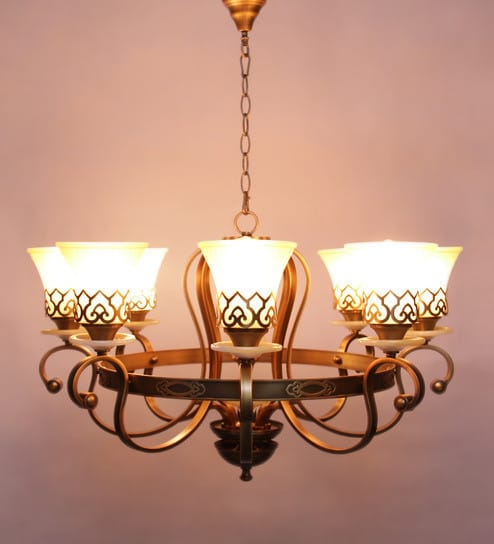 Chenille Vintage 8 Arm Chandelier