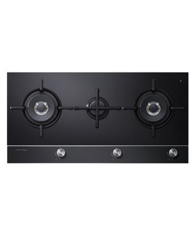 90cm Gas on Glass Cooktop