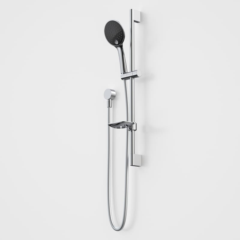 Pin Multifunction Rail Shower Black