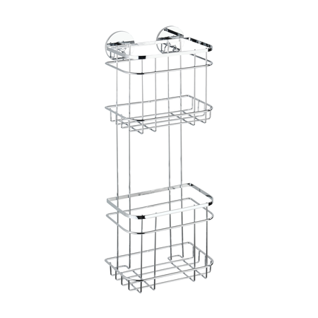 Turbo-Loc Stainless Steel 2-Tier Wall Rack 