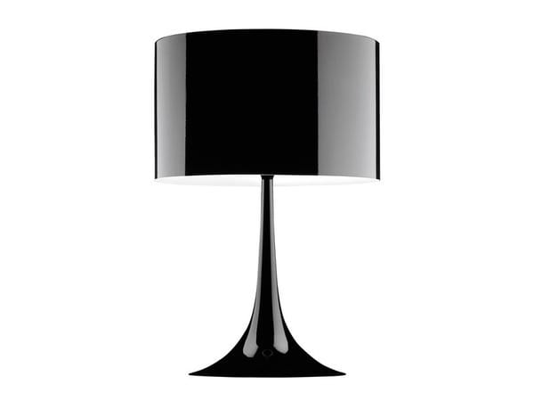 Spun Black Table Lamp