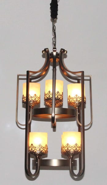 Selville Vintage 2-Tier 8 Light Chandelier