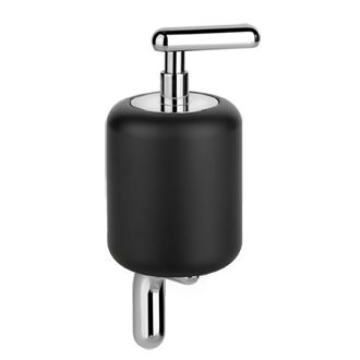 Wall-Mounted Soap Dispenser With Black Gres Glass