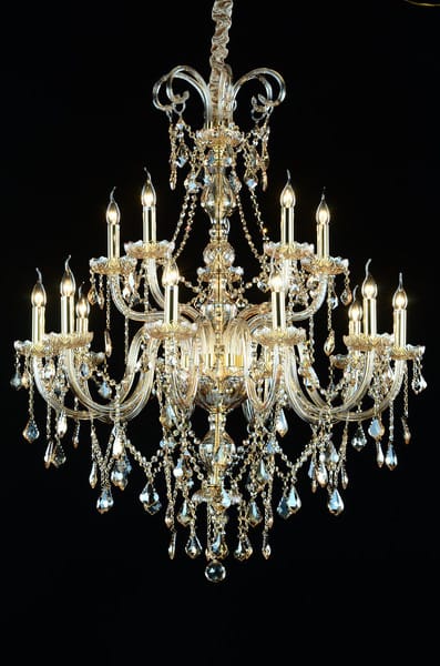 Royal 15 Lamps Crystal Chandelier