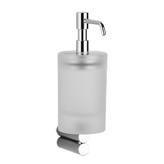 Wall-Mounted Soap Dispenser With Satined Glass