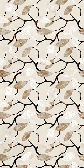 LEAF BEIGE DECOR