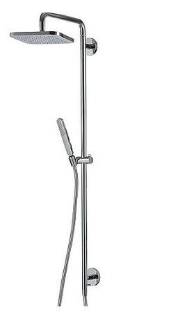 Shower column with antilimescale showerhead (ABS) 220 X 220 mm and antilimescale handshower