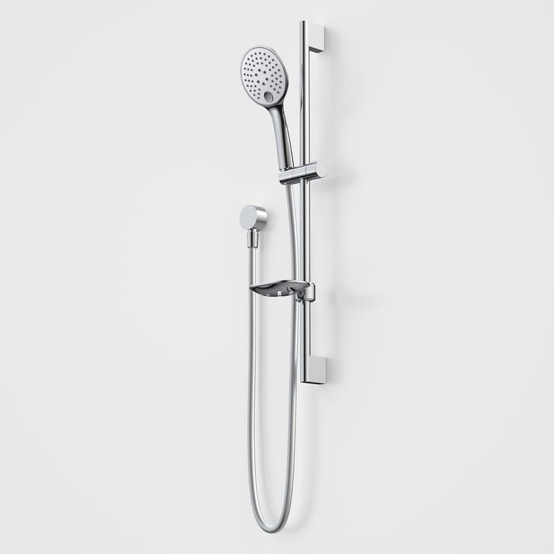 Pin Multifunction Rail Shower White