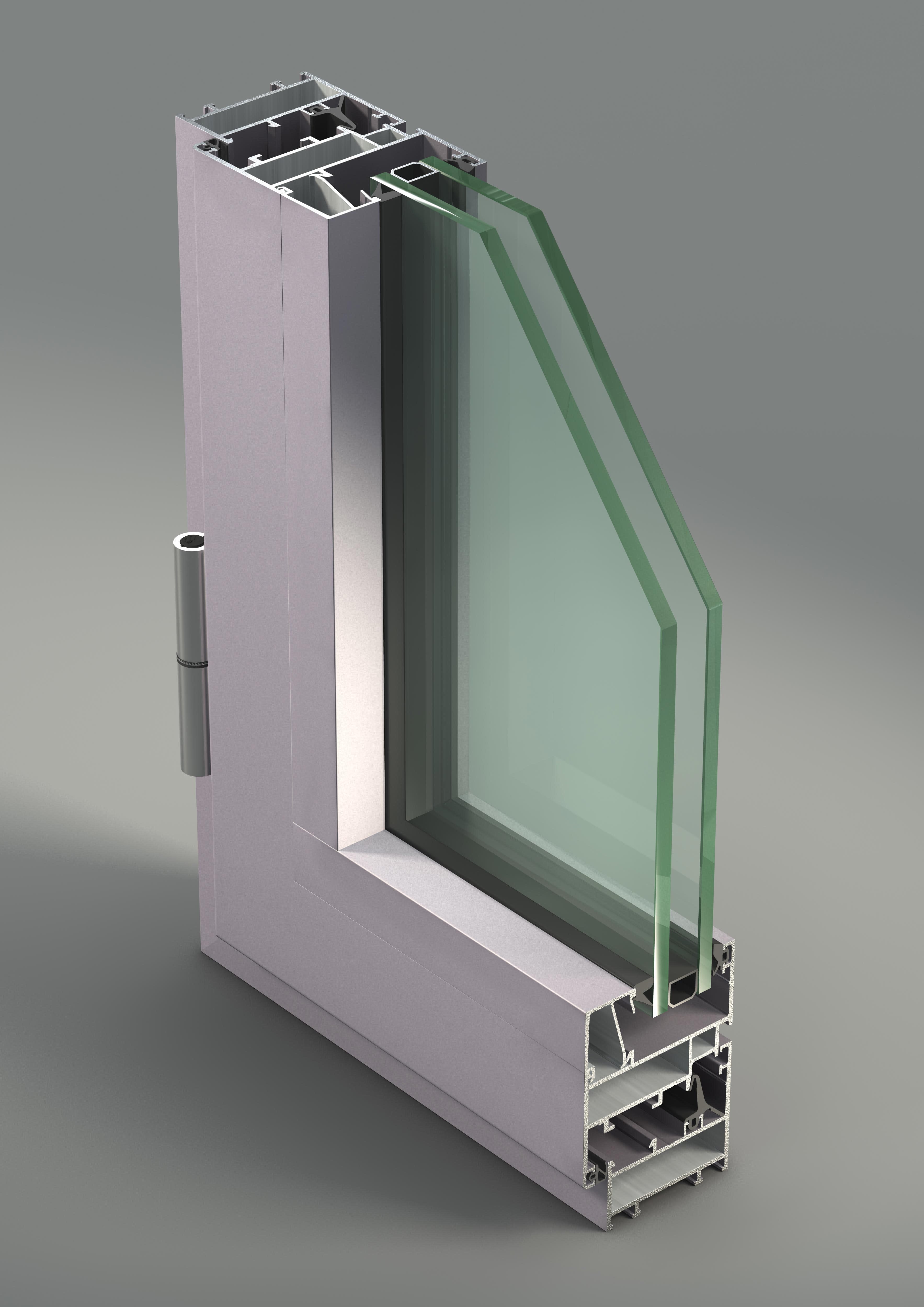 Aluminium Casement windows-NC 50 I