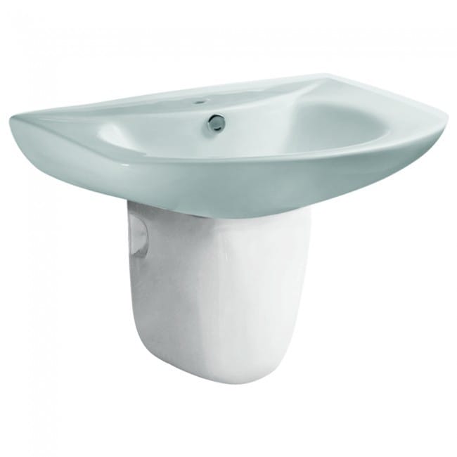 Atlanta Wall Hung Wash Basin with Half Pedestal