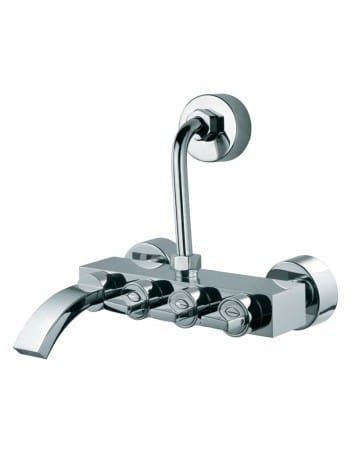 Wall Mixer with Provision for Overhead Shower