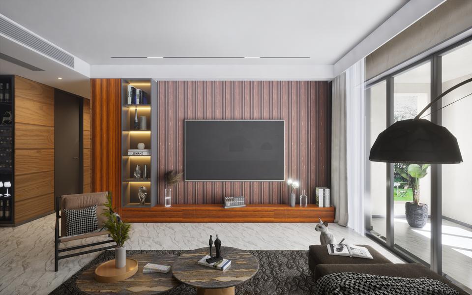 5302 Master Walnut 8 ft x 4 ft Wood Grain Finish Laminate - 0.8 mm
