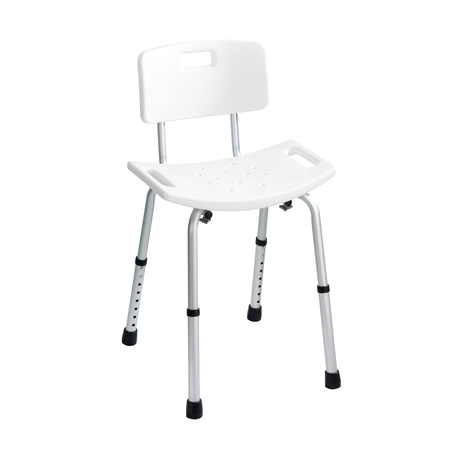 Bath Stool With Back Rest Secura 