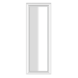   Freestanding/Wall-mounted Mirror (white frame) 600 x 1800 mm