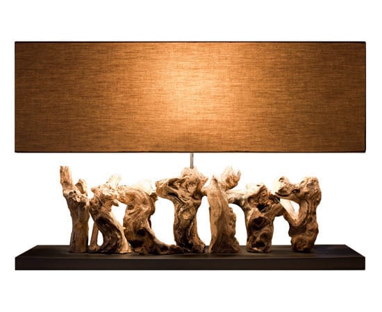 Aragon Grand Wooden Table Lamp