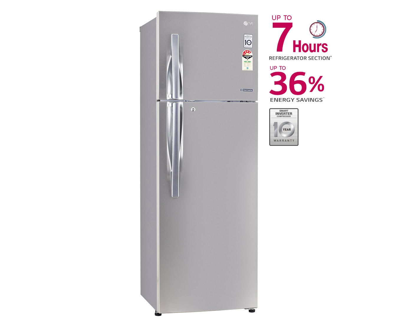 360 Litres Frost Free Refrigerator With New Smart Inverter Compressor, Powercut Evercool