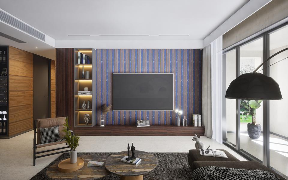 5320 GL Majestic Walnut 8 ft x 4 ft Woodgrains Gloss Finish Laminate - 0.8 mm