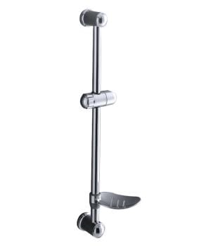 Slide Bar With Showerhead Bracket and Soap Holder