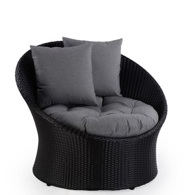 Javier Outdoor Tubchair In Black