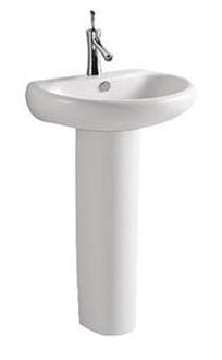 VZ091/VZ091B - Wash Basin with Full Pedestal