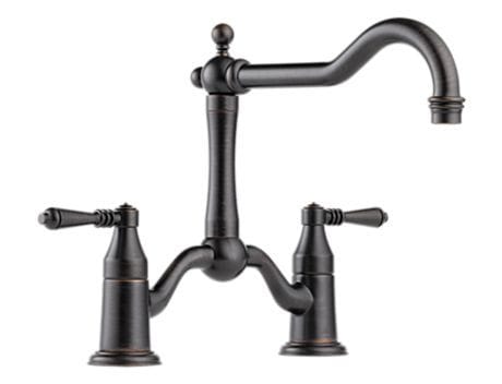 Tresa Two Handle Bridge Kitchen Faucet