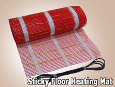 Sticky Floor Heating Mats